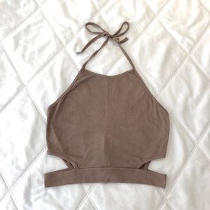 Cut-Out Crop Top